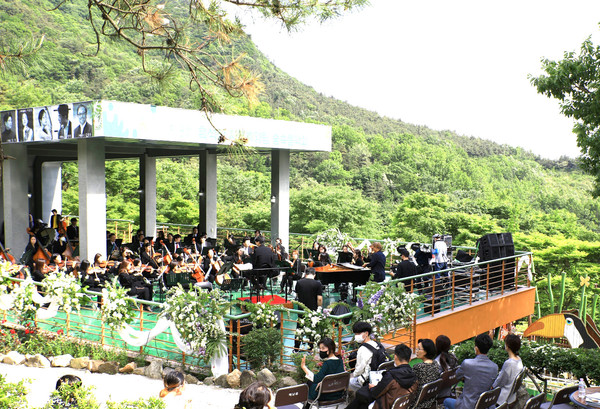 ▲해남 흑석산 자연유양림 숲속 음악회(2022)